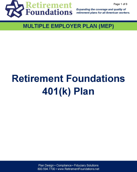 retirement plan resources